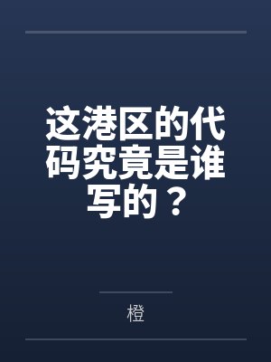 林然拉菲这港区的代码究竟是谁写的？