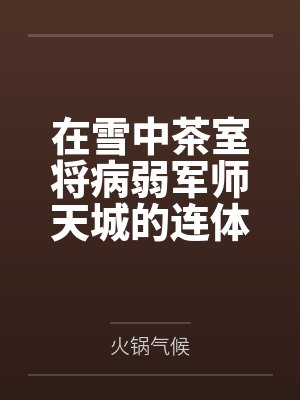 在雪中茶室将病弱军师天城的连体黑丝狠狠撕裂中出by火锅气候