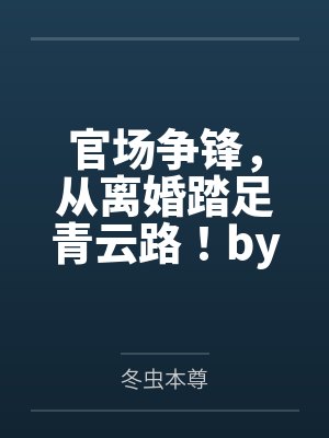 官场争锋，从离婚踏足青云路！by冬虫本尊