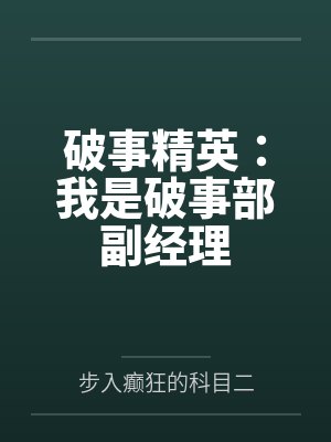 破事精英：我是破事部副经理