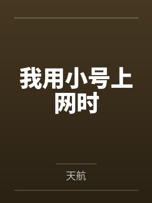 我用小号上网时