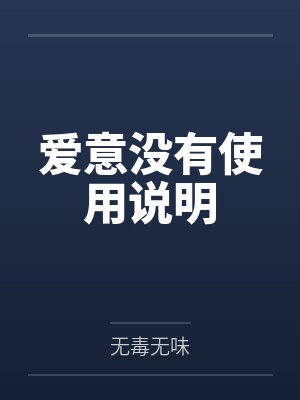 爱意没有使用说明