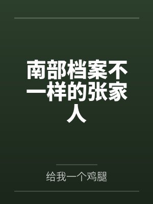 南部档案不一样的张家人