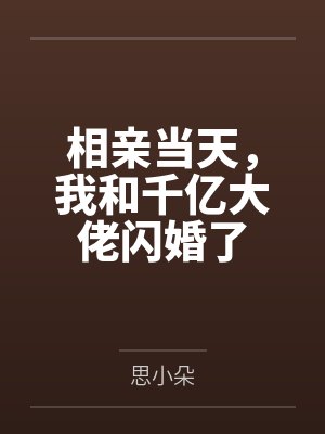 相亲当天，我和千亿大佬闪婚了