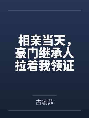 相亲当天,豪门继承人拉着我领证 相亲当天,豪门继承人拉着我领证