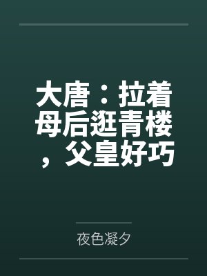 大唐：拉着母后逛青楼，父皇好巧笔趣阁无弹窗