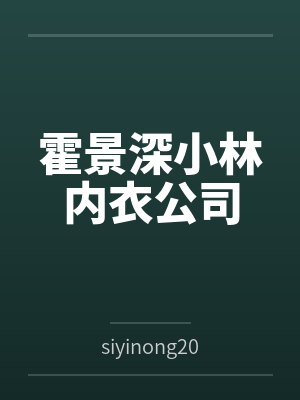 霍景深小林内衣公司